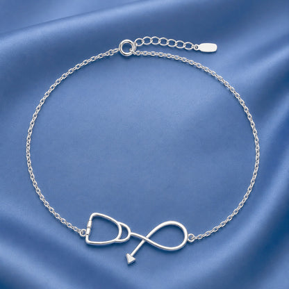 Silver Bracelet - Stethoscope