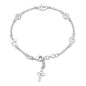 Silver Rosary Bracelet