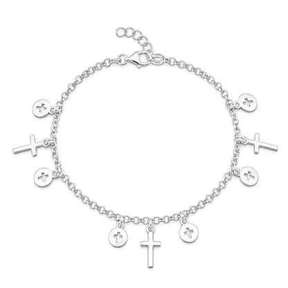 Silver Rosary Bracelet