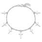 Silver Cross Bracelet