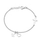 Silver Bracelet - Cross, Heart, Anchor