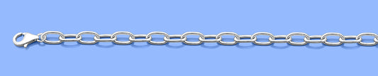 Silver Oval Link Bracelet - 5.5mm