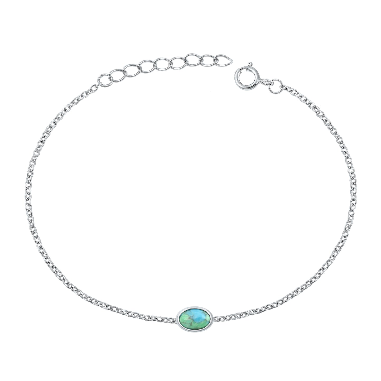 Silver Stone Bracelet