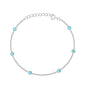 Silver Stone Bracelet