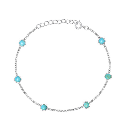 Silver Stone Bracelet