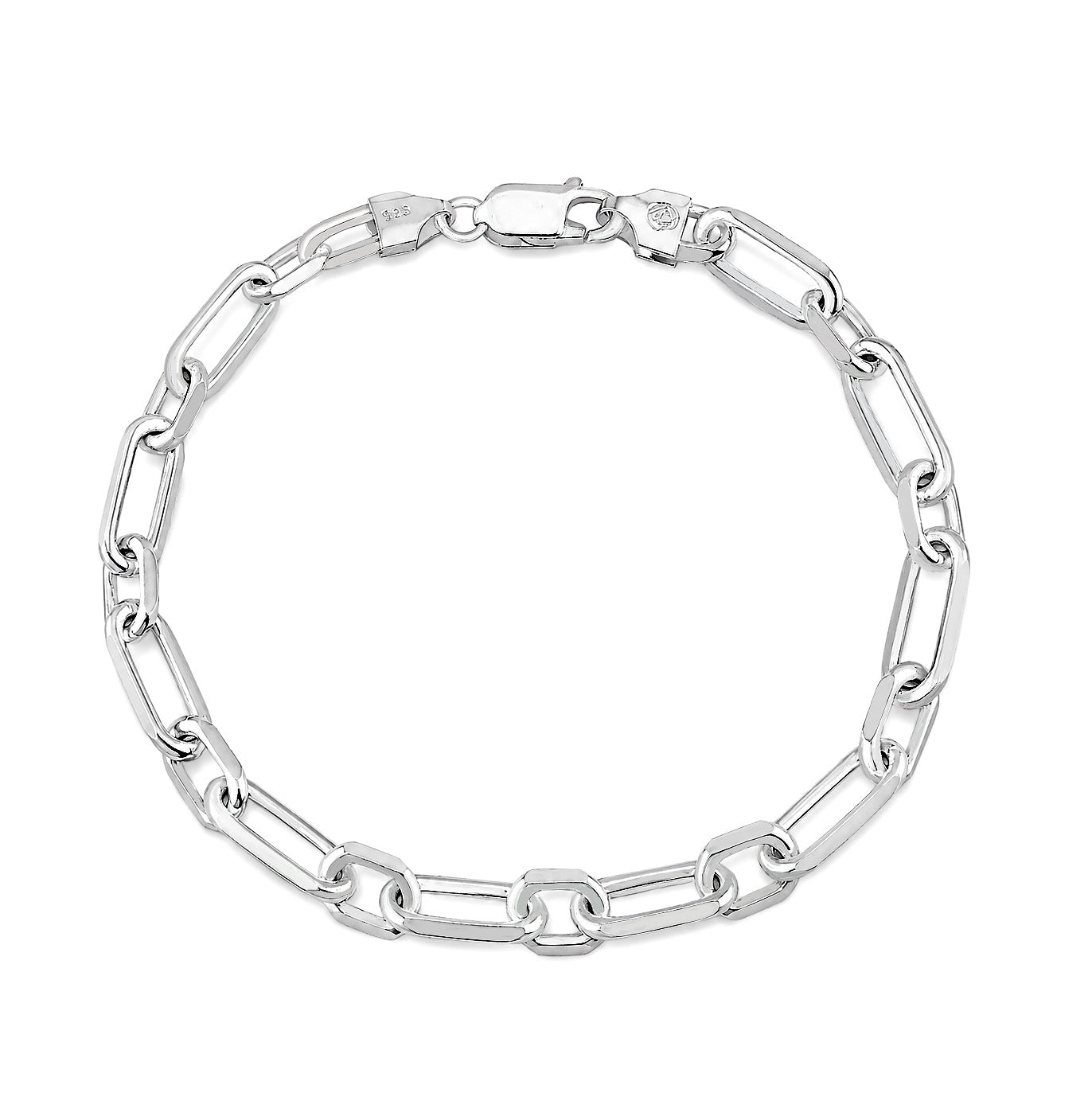 Silver Italian Link Bracelet