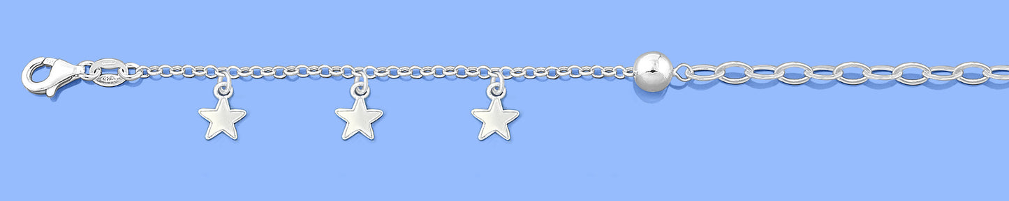 Silver Bracelet - Stars