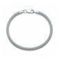 Silver Italian Coreana Mesh Bracelet