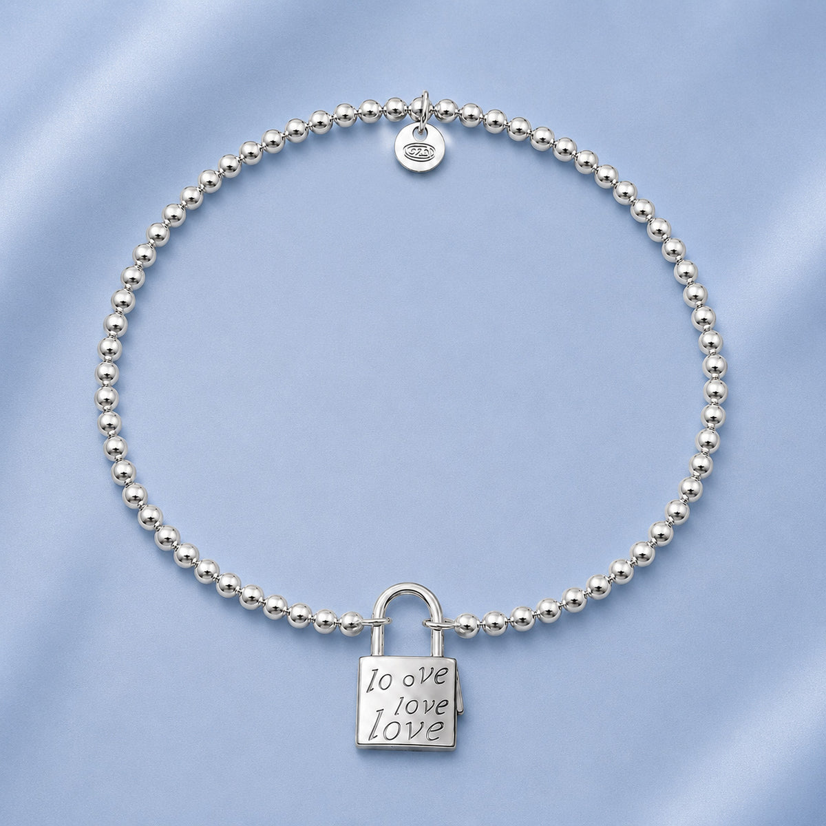 Silver Bracelet - Love Lock