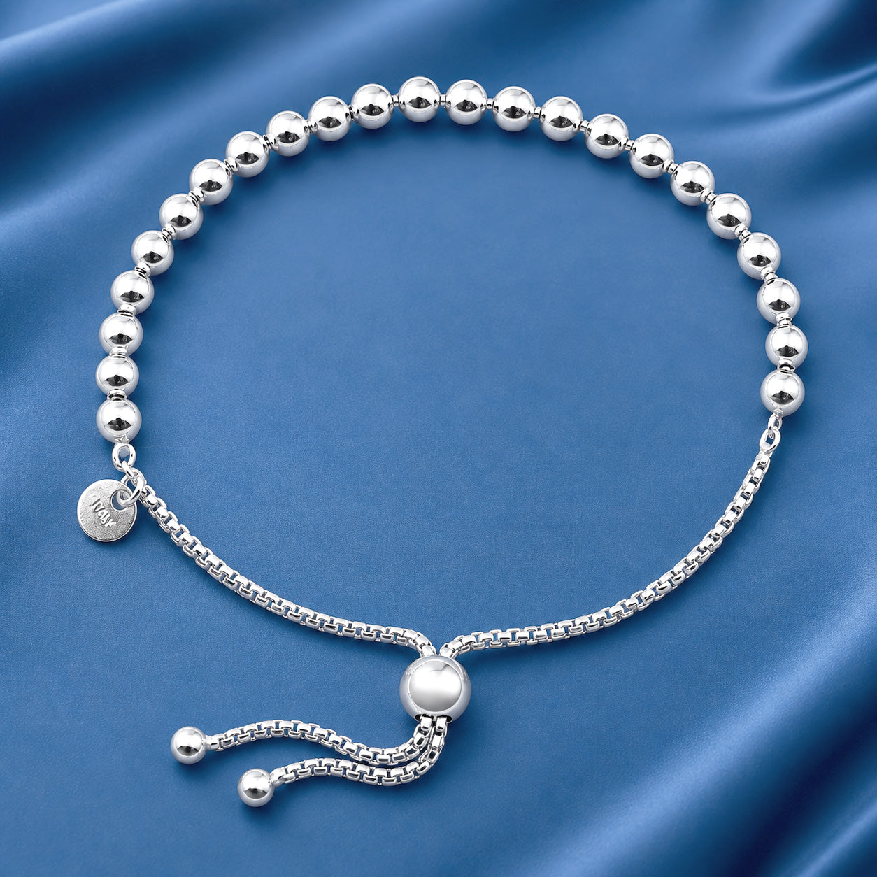 Silver Bead Bracelet