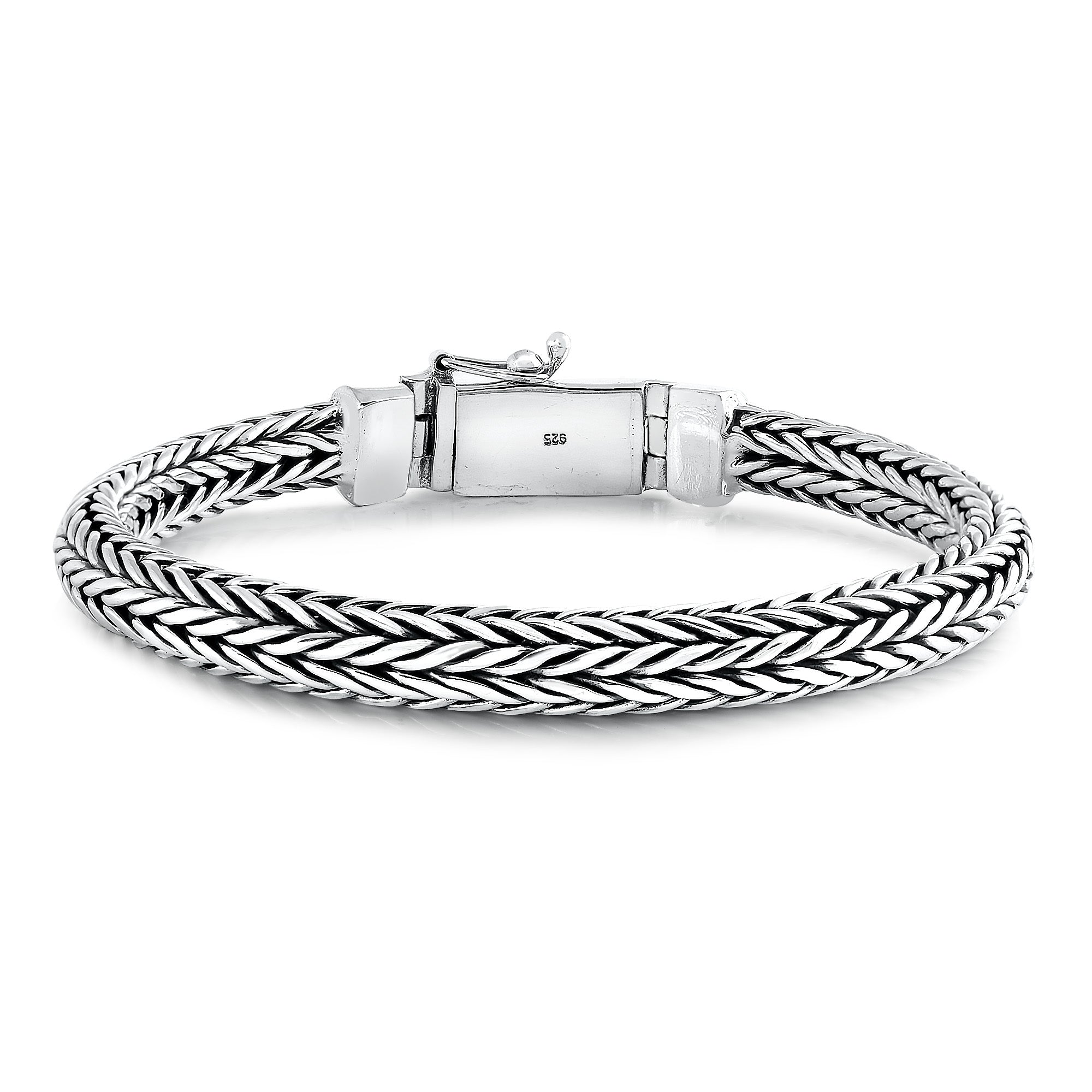 Silver Handmade Thai Weave Bracelet – Sidney Imports