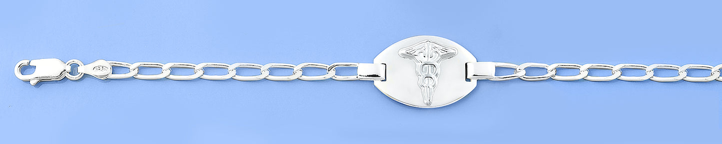 Silver Bracelet - Caduceus