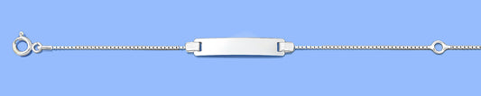 Silver ChildrensID Bracelet