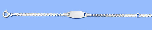 Silver Childrens ID Bracelet