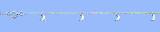 Silver Bracelet - Moon
