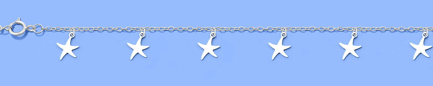 Silver Bracelet - Starfish