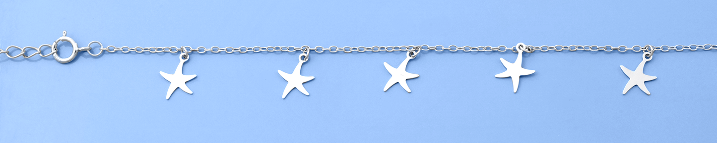 Silver Bracelet - Starfish