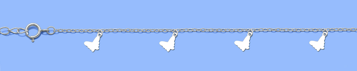 Silver Butterfly Bracelet