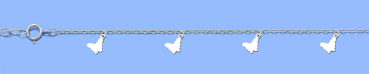 Silver Butterfly Bracelet