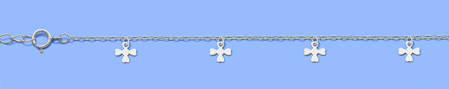 Silver Cross charm Bracelet