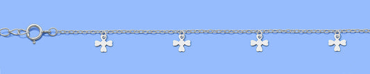 Silver Cross charm Bracelet