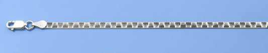 Silver Herringbone Bracelet