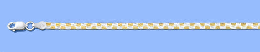 Silver Herringbone Bracelet