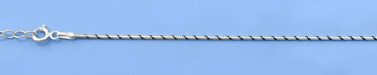 Silver Diamond Cut Bracelet
