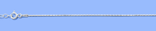 Silver Diamond Cut Bracelet
