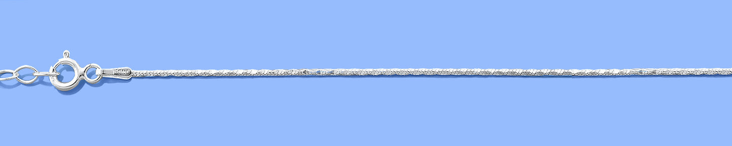 Silver Diamond Cut Bracelet