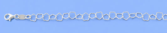 Silver Star Link Bracelet - 6mm