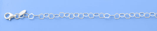 Silver Star Link Bracelet