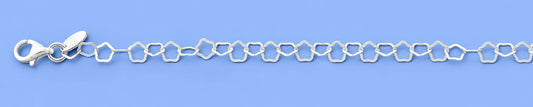 Silver Star Link Bracelet - 4.4mm