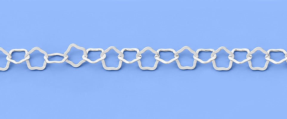 Silver Star Link Bracelet - 4.4mm