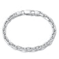 Silver Anchor Chain Bracelet