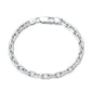 Silver Anchor Chain Bracelet