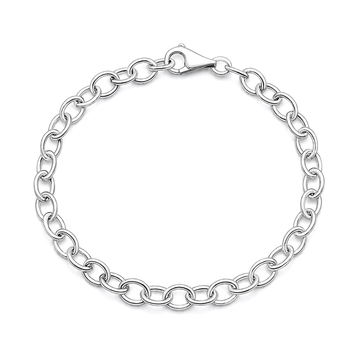 Silver Chain Link Bracelet