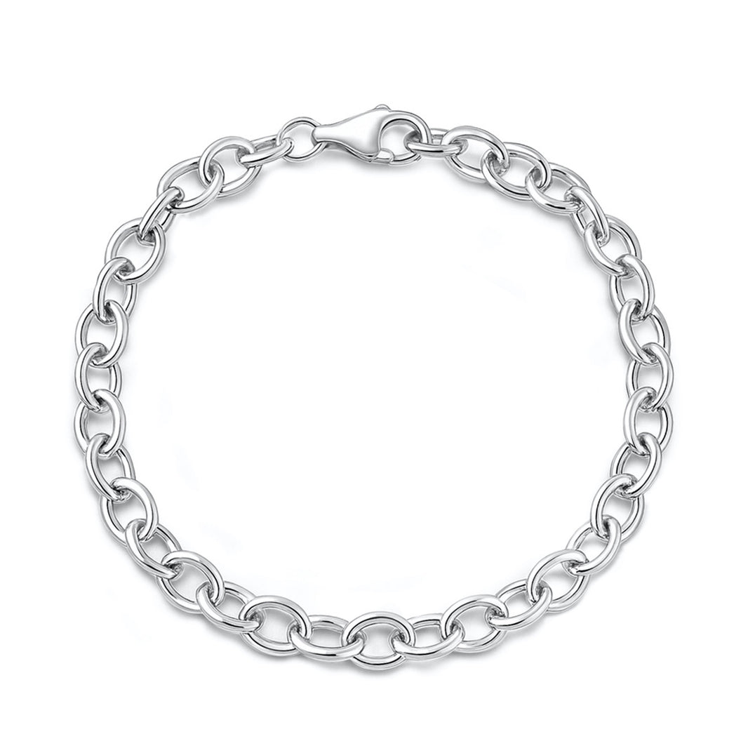 Silver Chain Link Bracelet