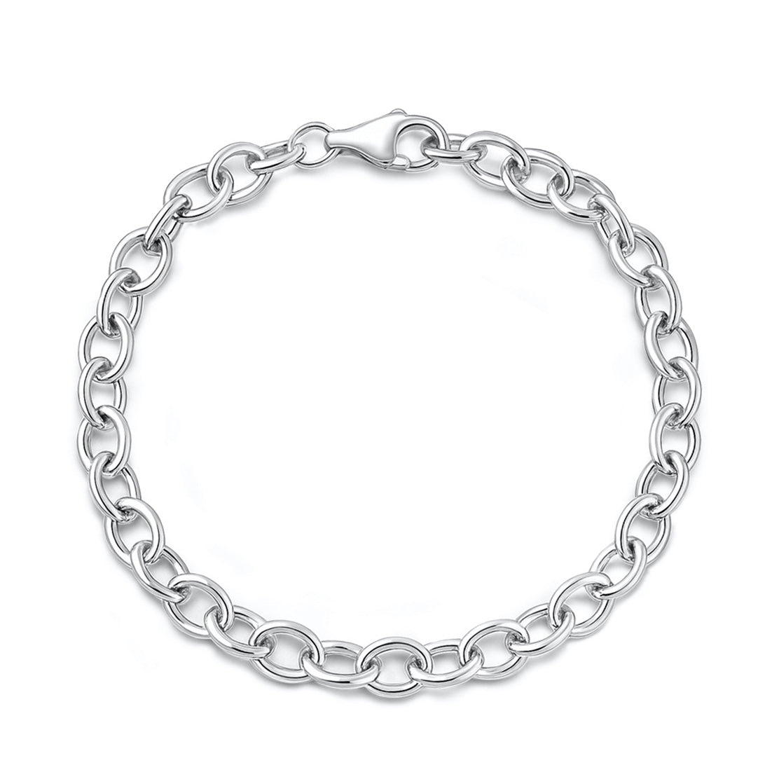 Silver Chain Link Bracelet