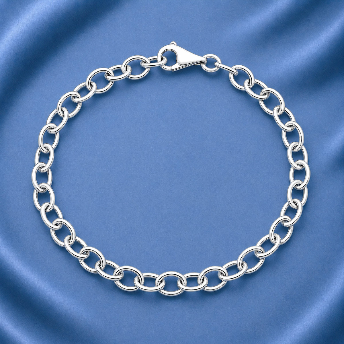 Silver Chain Link Bracelet