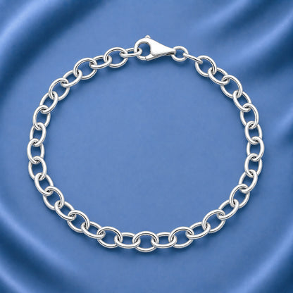 Silver Chain Link Bracelet