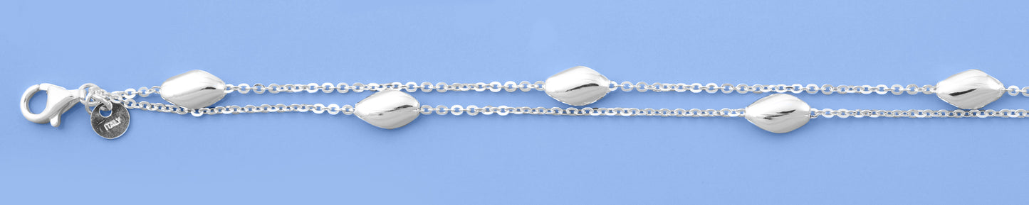 Silver Bead Bracelet