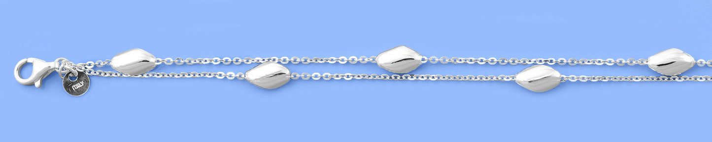 Silver Bead Bracelet