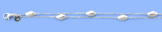 Silver Bead Bracelet