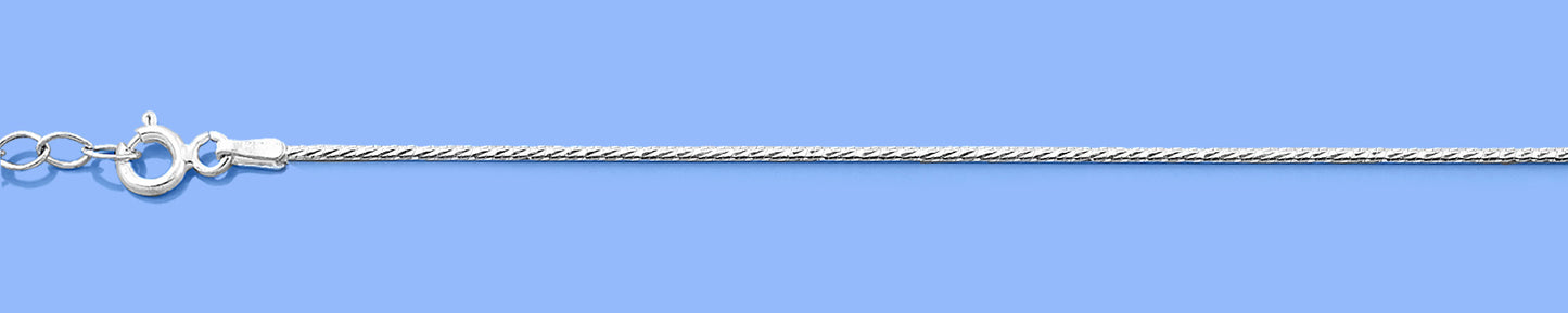 Silver Diamond Cut Bracelet