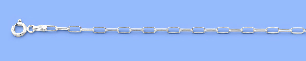 Silver Paperclip Bracelet