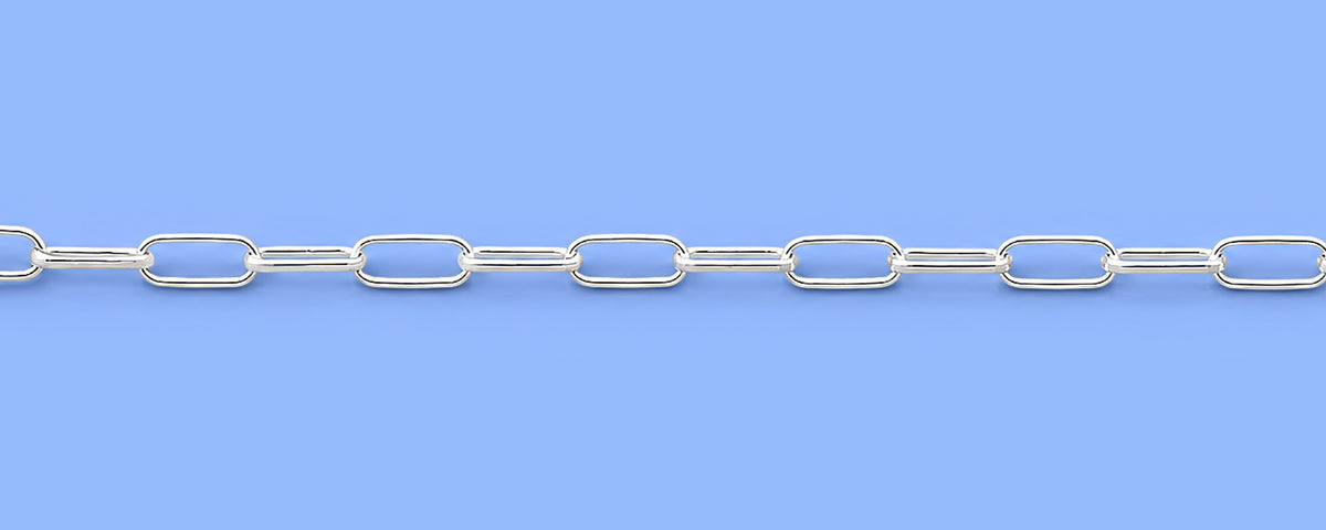 Silver Paperclip Bracelet