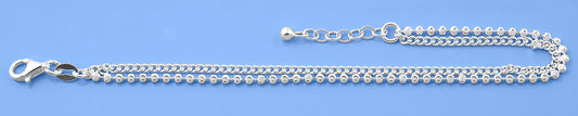 Silver Bracelet - Double Chain