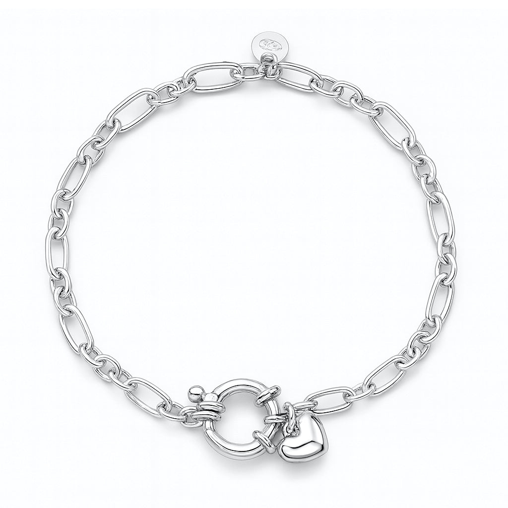 Silver Bracelet - Heart