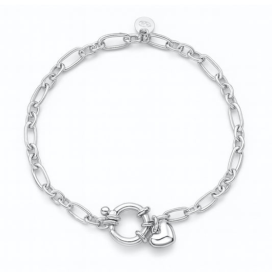Silver Bracelet - Heart
